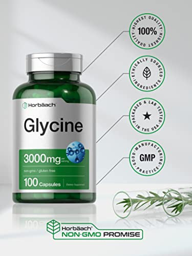 Horbaach Glycine Supplement 3000Mg