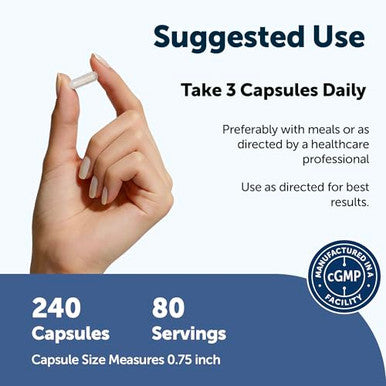 Micro Ingredients Psyllium Husk Fiber Capsules 5-In-1 240 Vegetarian Capsules Soluble Fiber Supplement For Digestive Support Probiotics Prebiotics Postbiotics & Digestive Enzymes Non-Gmo