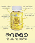 Calcium & Vitamin D 60 x Gummies 150g