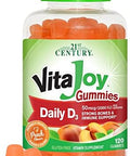 21St Century Vitajoy Daily Vitamin D3 50 Mcg (2000 Iu) Gummies Peach 120 Count