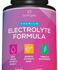 Sunergetic Premium Electrolyte Capsules " Support For Keto Low Carb Rehydration & Recovery Electrolyte Tablets " Includes Electrolyte Salts Magnesium Sodium Potassium " 100 Capsules