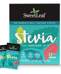 SweetLeaf Stevia Powder Packets Zero Calorie Sweetener with Stevia Leaf Extract No Artificial Sweetener Additive Sugar Free Keto Friendly Non GMO Gluten Free 35 Packets (Pack of 1)