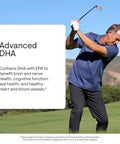 Thorne - Advanced Dha - Omega-3 Fish Oil Supplement With Epa & Dha In Triglyceride Form - Supports Brain Nerve Eye Blood Vessel & Heart Health - Third-Party Certified - Gluten-Free 60 Softgels