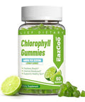 Eazgoo Chlorophyll Gummies For Body Odor Deodorant* Sugar Free Chewable Chlorophyll For Immune Support Women Vegan 60 Count (Lemon)
