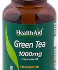 HealthAid Green Tea Extract 1000mg - 60 Tablets
