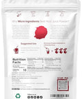 Micro Ingredients Organic Beet Root Juice Powder 1 Pound Cold Pressed Water Soluble High Concentrated Raw Beet Supplement Superfood Drink Mix Non-Gmo Vegan Friendly Plant Based