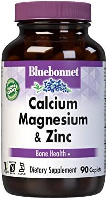 Bluebonnet Calcium Magnesium Zinc Caplets 180 Count