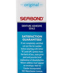 Sea-Bond Denture Adhesive Seals Original Lowers Zinc-Free All-Day-Hold Mess-Free 30 Count Pack Of 7