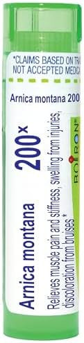 Boiron Arnica Montana 200X For Muscle Pain Stiffness Swelling From Injuries & Bruises 80 Pellets
