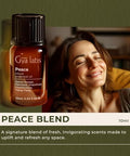 Gya Labs Peace Essential Oil Blend For Diffuser Aromatherapy Candle Making & Diy - Ingredients Of Frankincense Grapefruit & Patchouli (0.34 Fl Oz)