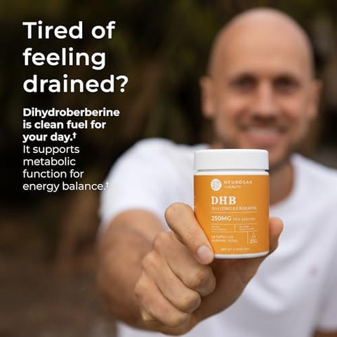 Neurogan Dihydroberberine Supplement Capsules Highpotency 250Mg Per Serving Bioavailable Berberine Metabolite For Metabolic Function Heart Health & Nutrient Utilization Made In Usa