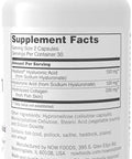 Now Foods Solutions Hydration Rescue With Hyabest Hyaluronic Acid Helps Maintain Youthful Looking Skin Supports Healthy Skin Moisture 60 Veg Capsules