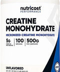 Nutricost Creatine 500 Grams Nitric Oxide 180 Capsules And Zma 180 Capsules Bundle