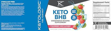 Ketologic Keto Bhb (Patriot Pop Flavor) 30 Servings Exogenous Ketone Supplement With Gobhb Betahydroxybutyrate Salts