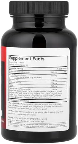 Futurebiotics Silymarin Plus 120 Vegetarian Tablets