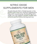 Double Wood Supplements Nitric Oxide Supplement (Stim Pre Workout) 180 Capsules