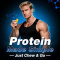 Duwhot Whey Protein Gummies Sugar Free Low Calorie 8G Protein Per Serving Easy To Take Snacks For Men & Women Lemon Flavor 1 Month Supply 120 Chews
