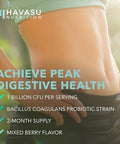 Probiotic Gummies For Digestive Support And Gut Health 1 Billion Cfu Bacillus Coagulans 60 Count Shelf Stable Nongmo Gluten And Vegetarian 2 Month Supply Mixed Berry Flavor