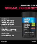 Weider Prime Prostate Health - Dual Action With Nitric Oxide Boost - Plant-Based Support For Prostate & Urinary Health - Men S Wellness Formula With Flowens - Gluten-Free & Non-Gmo 60 Capsules