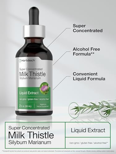 Horbaach Milk Thistle Extract Liquid 2 Fl Oz