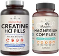 Amandean Magnesium Complex & Premium Creatine Hcl Bundle. Branded & Studied. Usamade Concret. Highabsorption Magnesium Threonate Glycinate & Malate. Lean Muscle. Energy. Cognition Memory & Sleep
