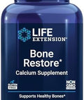 Life Extension Bone Restore - Helps Maintain Healthy Bone Density - Calcium, Vitamin D3, Magnesium, Zinc, Boron And Other Bone-Healthy Minerals - Non-Gmo, Gluten-- 120 Capsules