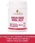 Ana Maria Lajusticia Zedried Royal Jelly 60 Day Treatment Pack Rich In Vitamin B Iron Phosphorus And Calcium Dairy And Gluten . Vegetarian Friendly