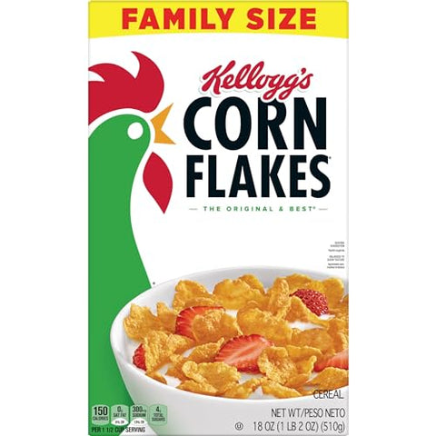 Kellogg's Breakfast Cereal Cups, Kids Snacks, Family Breakfast, Variety Pack (24 Cups)