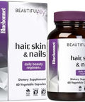 Bluebonnet Nutrition Beautiful Ally Hair Skin & Nails Hydrolyzed Collagen From Grass Fed Cows Collagen Peptides Type 1 & 3 Non Gmo Gluten Soy Milk Kosher 60 Vegetable Capsules