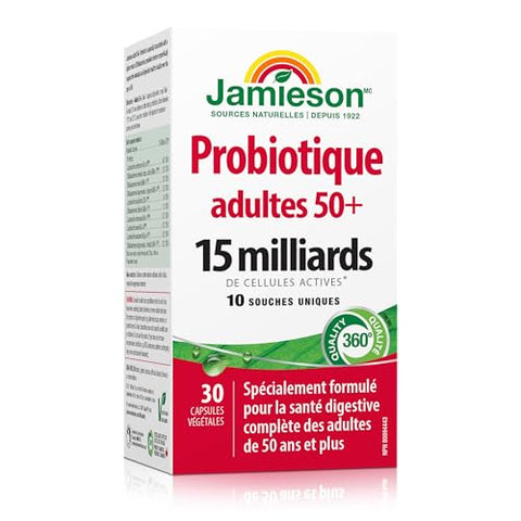Jamieson Adult 50 Probiotic Complex 15 Billion 30 Vegi Caps