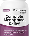 Fairhaven Health Complete Menopause Reliefnonhormonal Menopause Supplement For Womenrelief From Hot Flashes Night Sweats And Mood Swingsgluten Dairy Soy nongmo30 Capsules