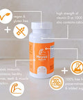 Heyoo Boost D3 1000iu - 60 High Strength Vitamin D3 Tablets with Calcium - Boosts Immunity, Maintains Healthy Bones, Teeth & Muscle Function - Vegan