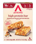 Atkins High Protein Bar Chocolate Peanut Butter Pretzel Keto Friendly Gluten 4 Count (Pack Of 1)