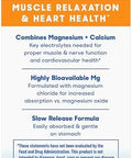 Slowmag Mg Muscle + Heart Supports Muscle Relaxation And Heart Health. Magnesium Chloride + Calcium SlowRelease Tablets Easy To Absorb And Gentle On The Stomach. 60 Count (Pack Of 2)
