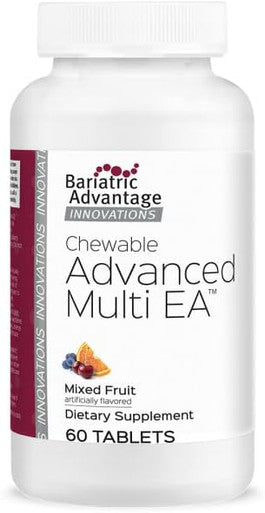 Bariatric Advantage Chewable Advanced Multi Ea Without Iron Mixed Fruit 60 Count And Calcium Citrate Chewy Bites 500 Mg Assorted Fruit Flavor 90 Count