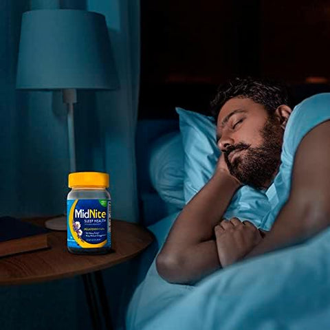 Midnite Deep Sleep Extra Strength 10 Mg Melatonin Sleep Aid Nonhabit Forming Herbal Dietary Supplement For Adults Drug Gluten Lactose Vegetarianfriendly 36 Gummies