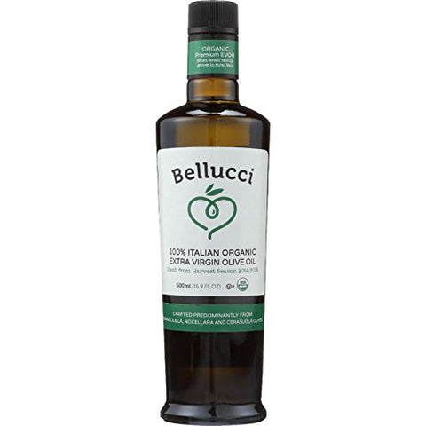 Bellucci Premium Olive Oil, Extra Virgin Organic, 16.9 fl oz