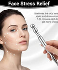 Matwsec Acupuncture Pen Stainless Steel Acupressure Pen Reflexology Massage Tool For Body Face 8 Sized Headed Acupuncture Needles Manual Deep Tissue Tool Body Point Probe Pens For Full Body Relaxing 4 Pcs