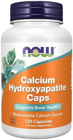 Now Foods Supplements Calcium Hydroxyapatite Caps Supports Bone Health 120 Capsules
