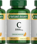 NatureS Bounty Vitamin C 1000Mg 100 Caplets (Pack Of 3)