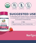 Maryruth'S Maryruth Organics Prenatal Vitamins For Women Usda Organic Prenatal Gummies Postnatal Vitamins For Women Breastfeeding Methylfolate 800 Mcg Dfe Iodine Vegan Non Gmo 30 Servings