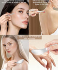 Eraeleph 2 In 1 Acupressure Pen And Scraper Set Stainless Steel Muscle Scraper Tool Body Gua Sha Tool For Physical Therapy Deep Tissue Massage Myofascial Release Tool