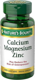 Nb Vit Cal/Mag/Zinc Size 100S NatureS Bounty CalciumMagnesiumZinc Caplets 100 Count