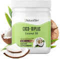 NaturalSlim Coconut Oil with CoQ10 - MCT Oil Organic Coconut Oil for Baking, Mixing with Shake, Smoothies, Coffee, or Ingest Directly - Boost Energy, Metabolism and Immune System Fresh Flavor