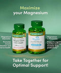 Nature's Bounty Magnesium LThreonate Advanced Magnesium Supplement with Vitamin C Vitamin D3 and Vitamin B6 Supports Brain Health Energy Nerve and Immune Support Supplement 90 Capsules