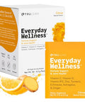TRULEAN Everyday Wellness Shot Powder Drink Mix Immune Support Supplement with Vitamin C Zinc Ginger Turmeric and Electrolytes Travel Wellness Shot Packets 0 Sugar Gluten Free 30 Servings