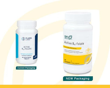 Klaire Labs Sfi Health Active B12 - Folate Supplement - Dissolvable Lozenge With Methyl Folate & Vitamin B12 Methylcobalamin - Highly Absorbable - Support Healthy Mood Energy & Cognition (60 Count)