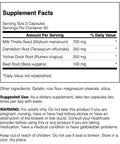 Swanson Milk Thistle Dandelion & Yellow Dock - Herbal Liver Support Supplement - Natural Supplement Helping to Maintain Overall Health & Wellbeing - (120 Capsules) 1 Pack