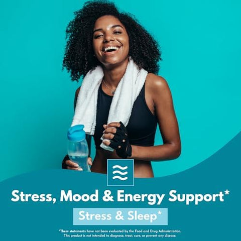 Bold Botanica Ashwagandha Plus Stress Mood Memory & Energy Support Potent Extracts Of Root And Leaf With Amla & Holy Basil Triple Adaptogenic Formula One Capsule Daily 30 Vegan Caps