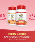 Maryruth's Organic Vitamin D3 + B For Ages 4+ 12 Gummies